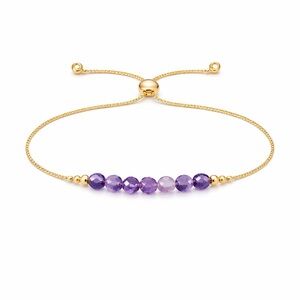 Amethyst Lariat Bracelet